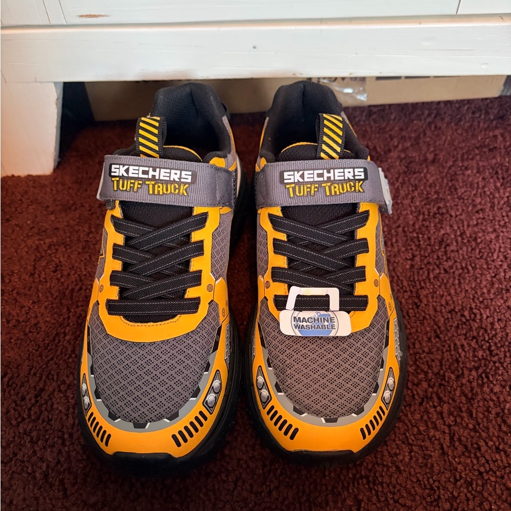 Skechers Kids Sneakers - Yellow and Gray